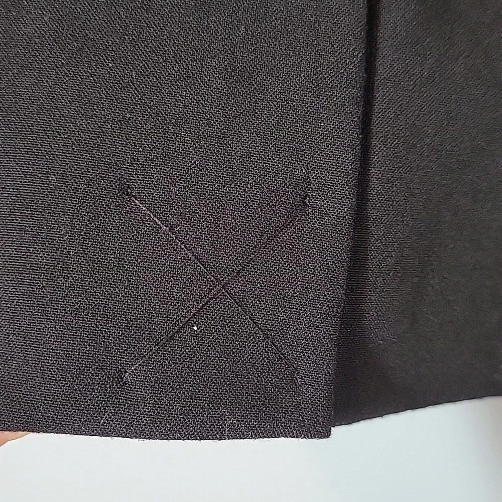 Calvin Klein Womens Solid Two Button Blazer Jacket Black